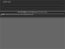 Tablet Screenshot of gate.org